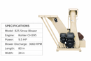 Finn B40 Professional Compact Straw Blower – High-Velocity Mulching System with 15 HP Kohler® Command Pro Engine and 360-Degree Discharge Capability