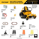 Cub Cadet Ultima ZT1 54 – 24HP Zero-Turn Mower, 54″ AeroForce Deck