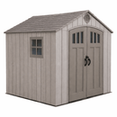 Lifetime 8' x 7.5' Heavy-Duty Dual-Entry Outdoor Storage Shed – High-Impact Weather Resistant Design